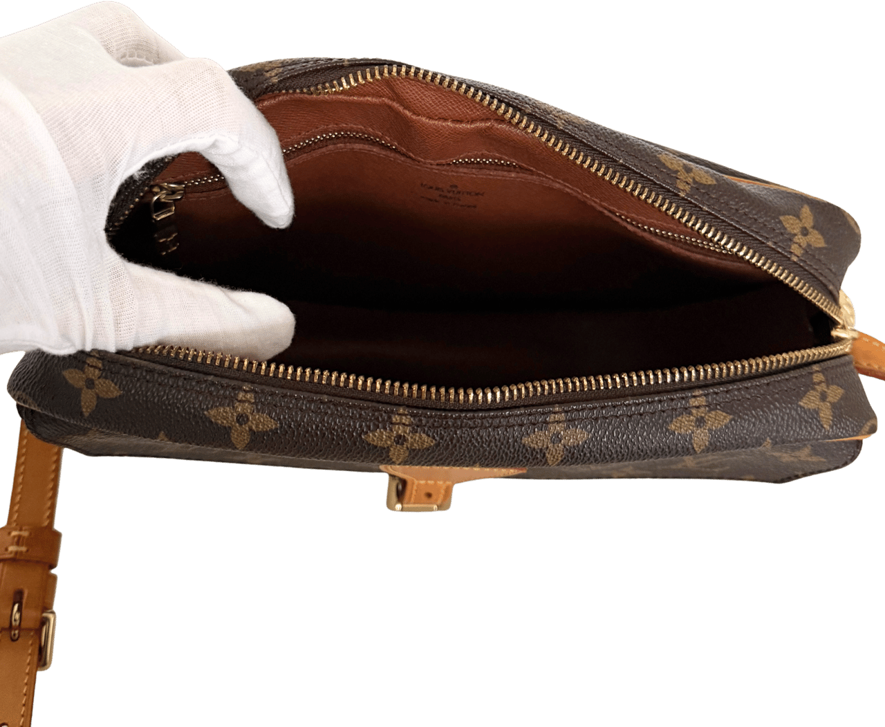 Louis Vuitton Louis Vuitton Sac Jeune Fille MM Umhängetasche Monogram Canvas Braun / gut Bruin