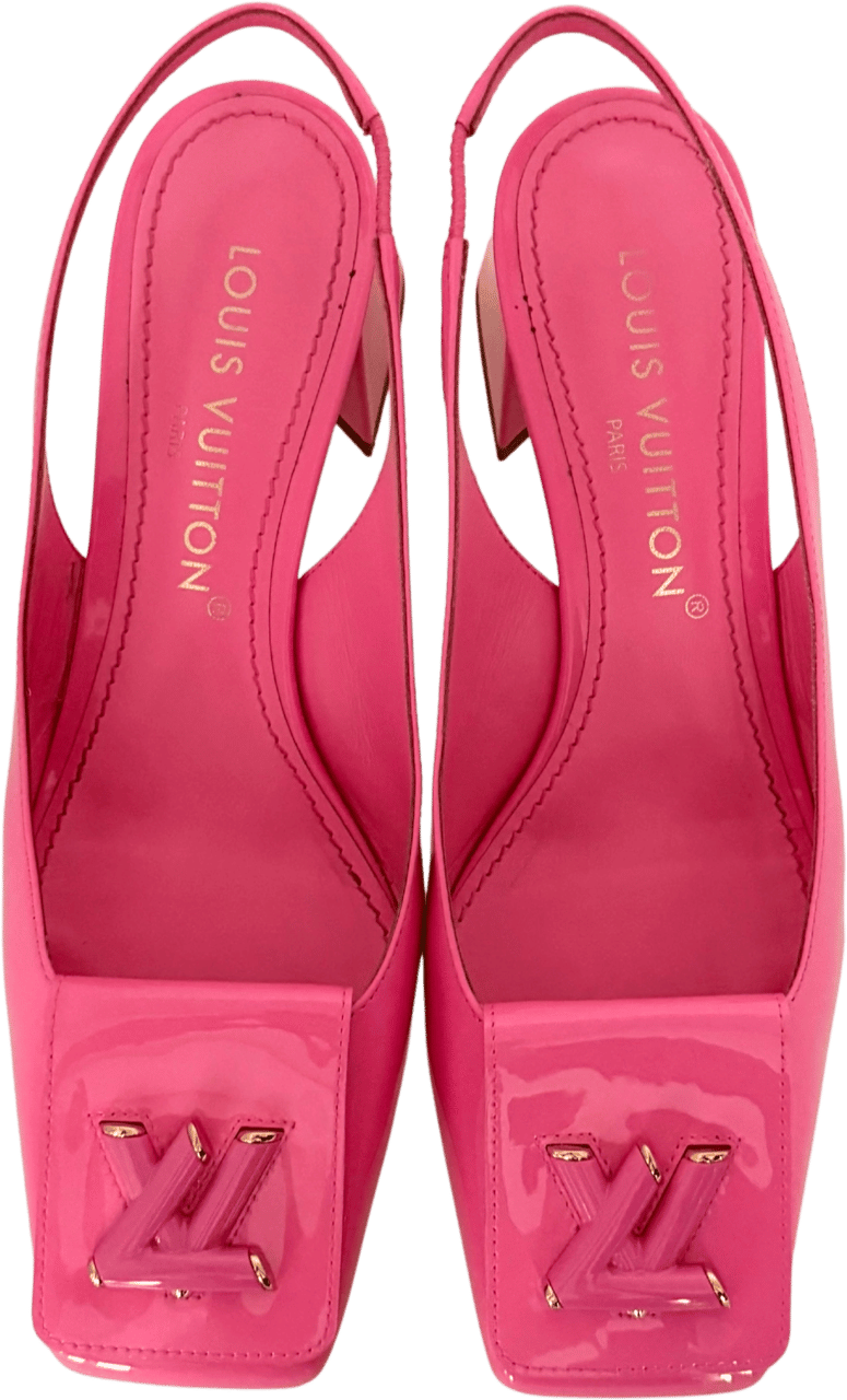 Louis Vuitton Louis Vuitton Shake Slingback Pump Größe 39 Pink Fullset / sehr gut Roze