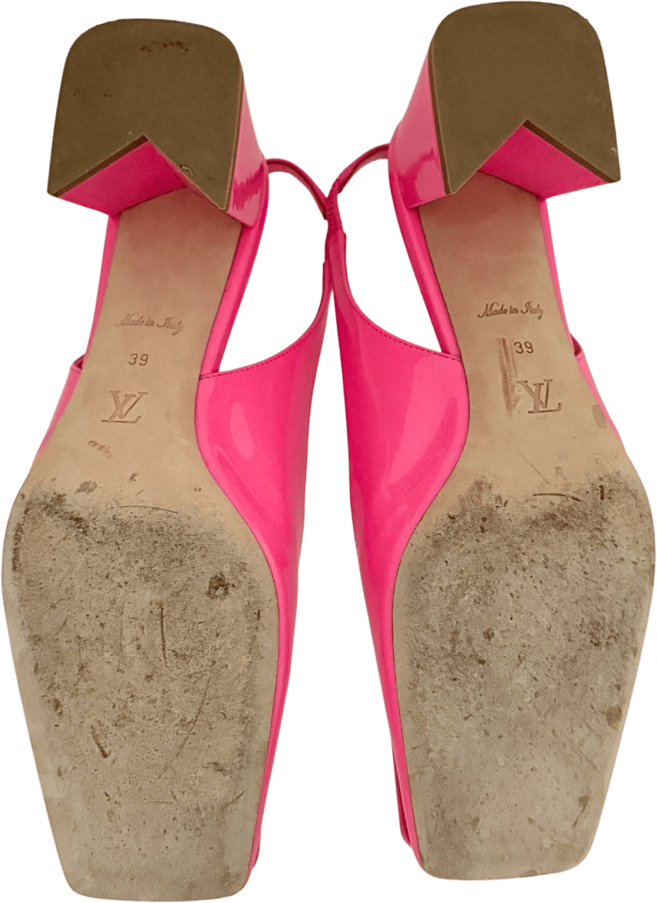 Louis Vuitton Louis Vuitton Shake Slingback Pump Größe 39 Pink Fullset / sehr gut Roze