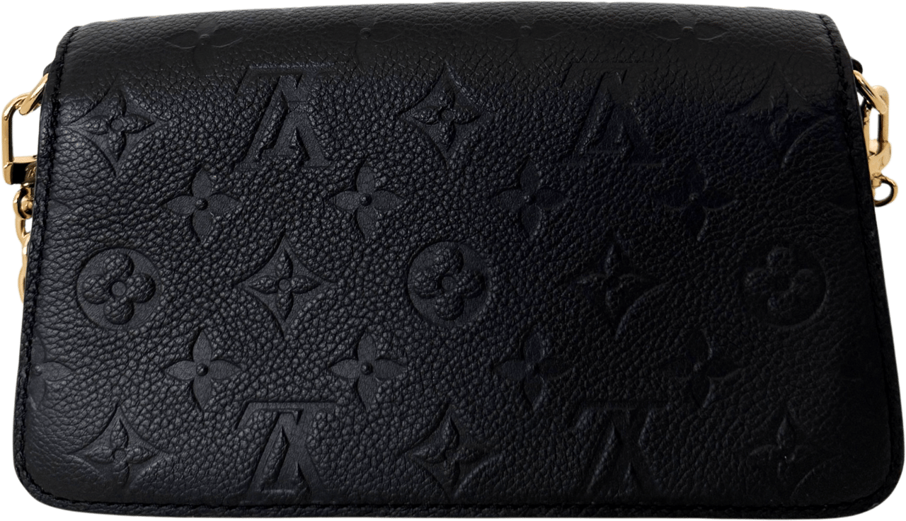 Louis Vuitton Louis Vuitton Wallet On Chain Métis Schwarz Fullset / sehr gut Zwart