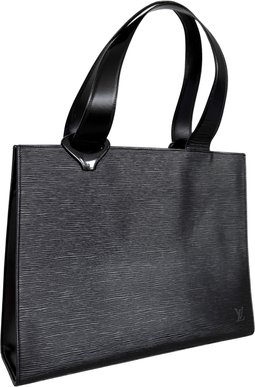 Louis Vuitton Louis Vuitton Gemeaux Tote Bag Epi Leder Schwarz / sehr gut Zwart