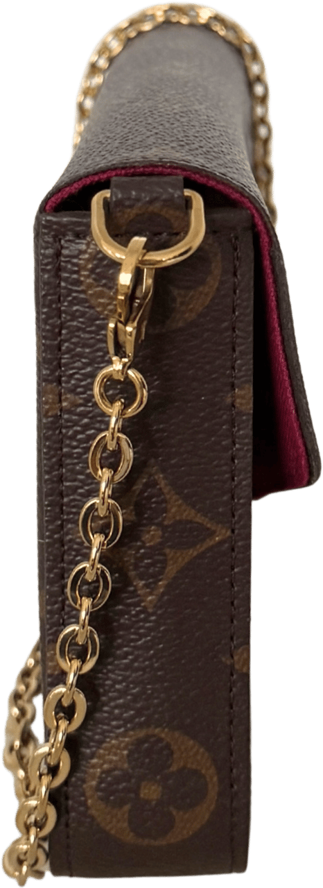 Louis Vuitton Louis Vuitton Félicie Pochette Monogram Canvas Braun / sehr gut Bruin