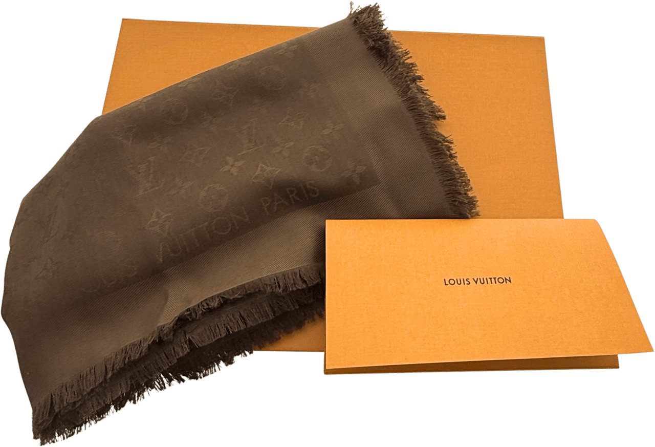 Louis Vuitton Louis Vuitton Monogram Classic Tuch Braun / sehr gut Bruin