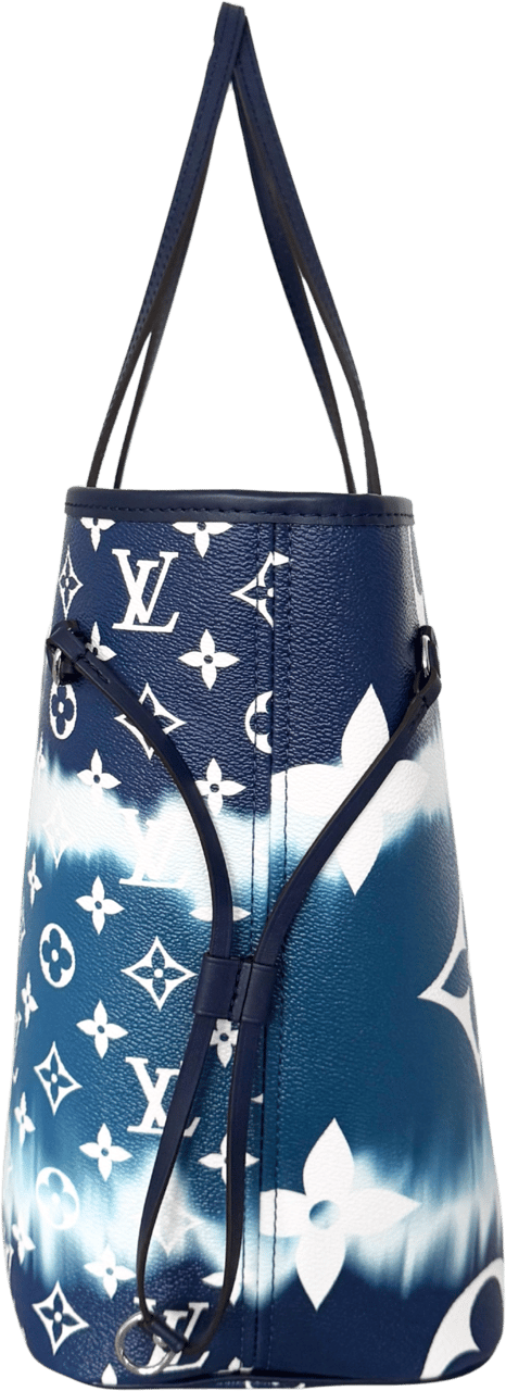Louis Vuitton Louis Vuitton LV Escale Neverfull MM Blau / neuwertig Blauw