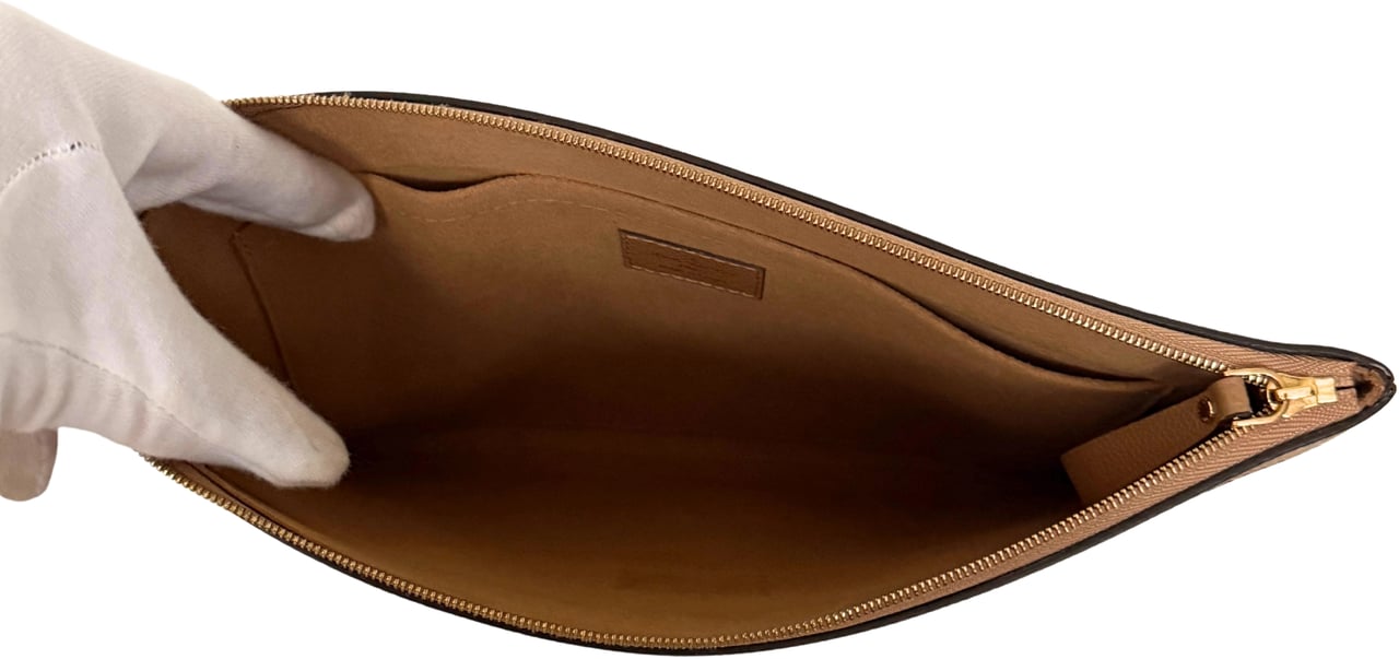 Louis Vuitton Louis Vuitton Daily Pouch Sesame Monogram Canvas Braun / neuwertig Bruin