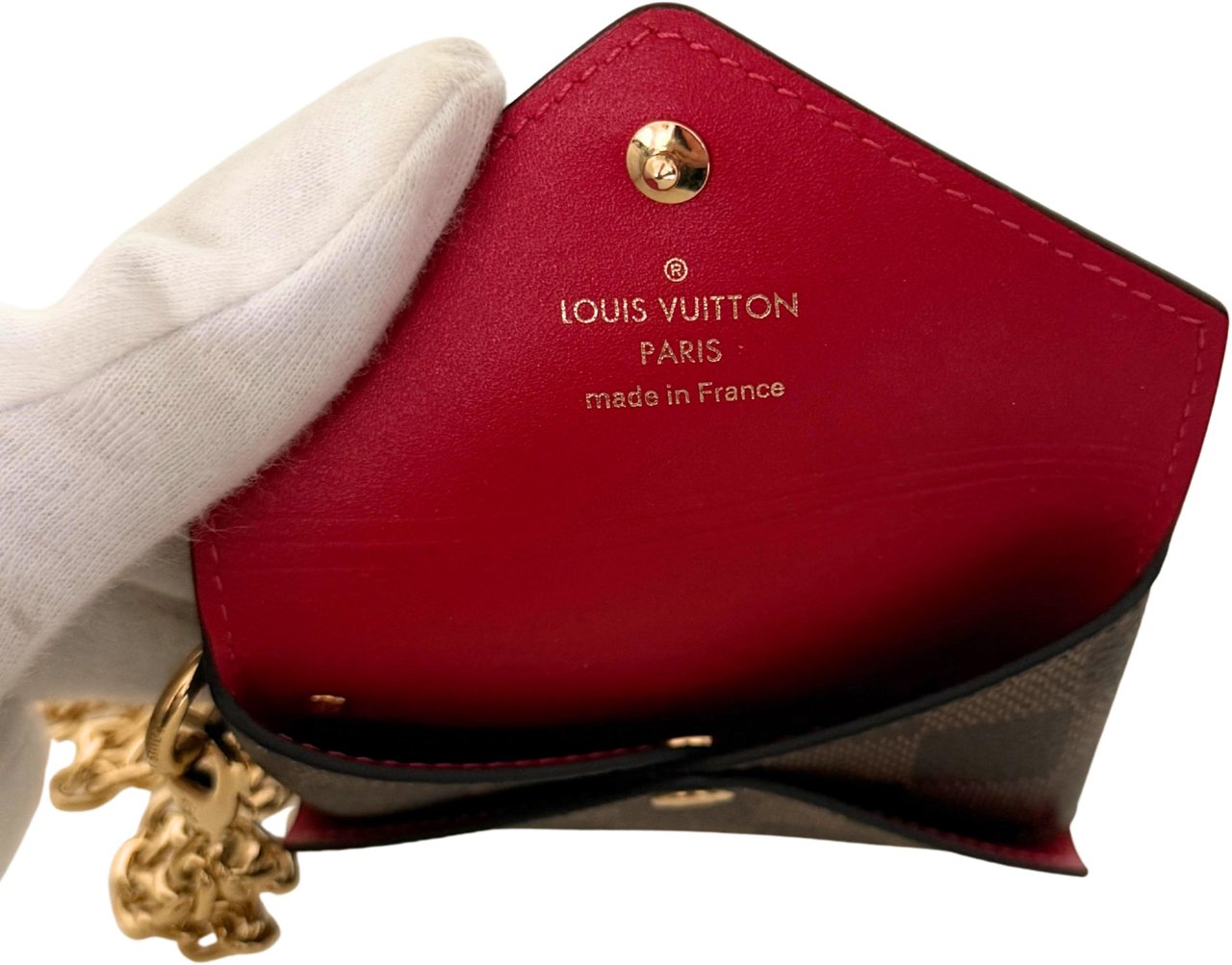 Louis Vuitton Louis Vuitton Kirigami Halskette Damier Ebene Braun / sehr gut Bruin