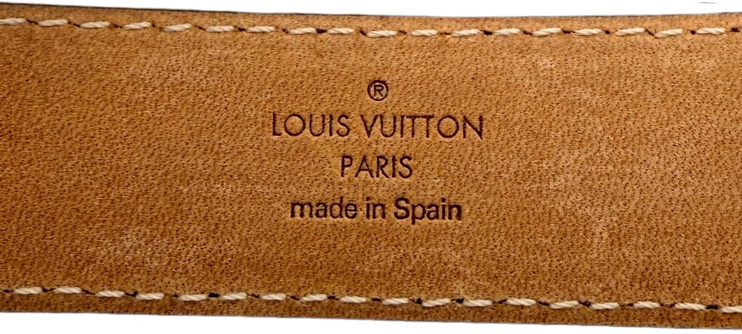 Louis Vuitton Louis Vuitton LV Initiales Gürtel 75cm Monogram Canvas Braun Fullset / sehr gut Bruin