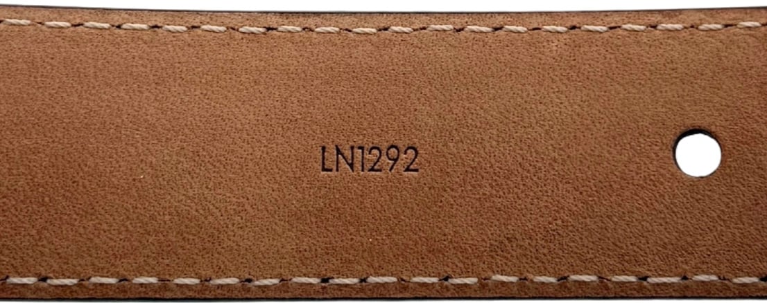 Louis Vuitton Louis Vuitton LV Initiales Gürtel 75cm Monogram Canvas Braun Fullset / sehr gut Bruin