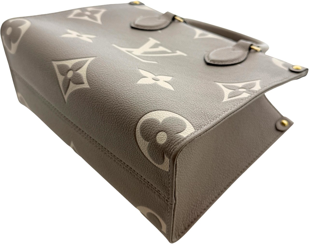 Louis Vuitton Louis Vuitton OnTheGo PM Monogram Empreinte Tourterelle / Creme Fullset / sehr gut Beige