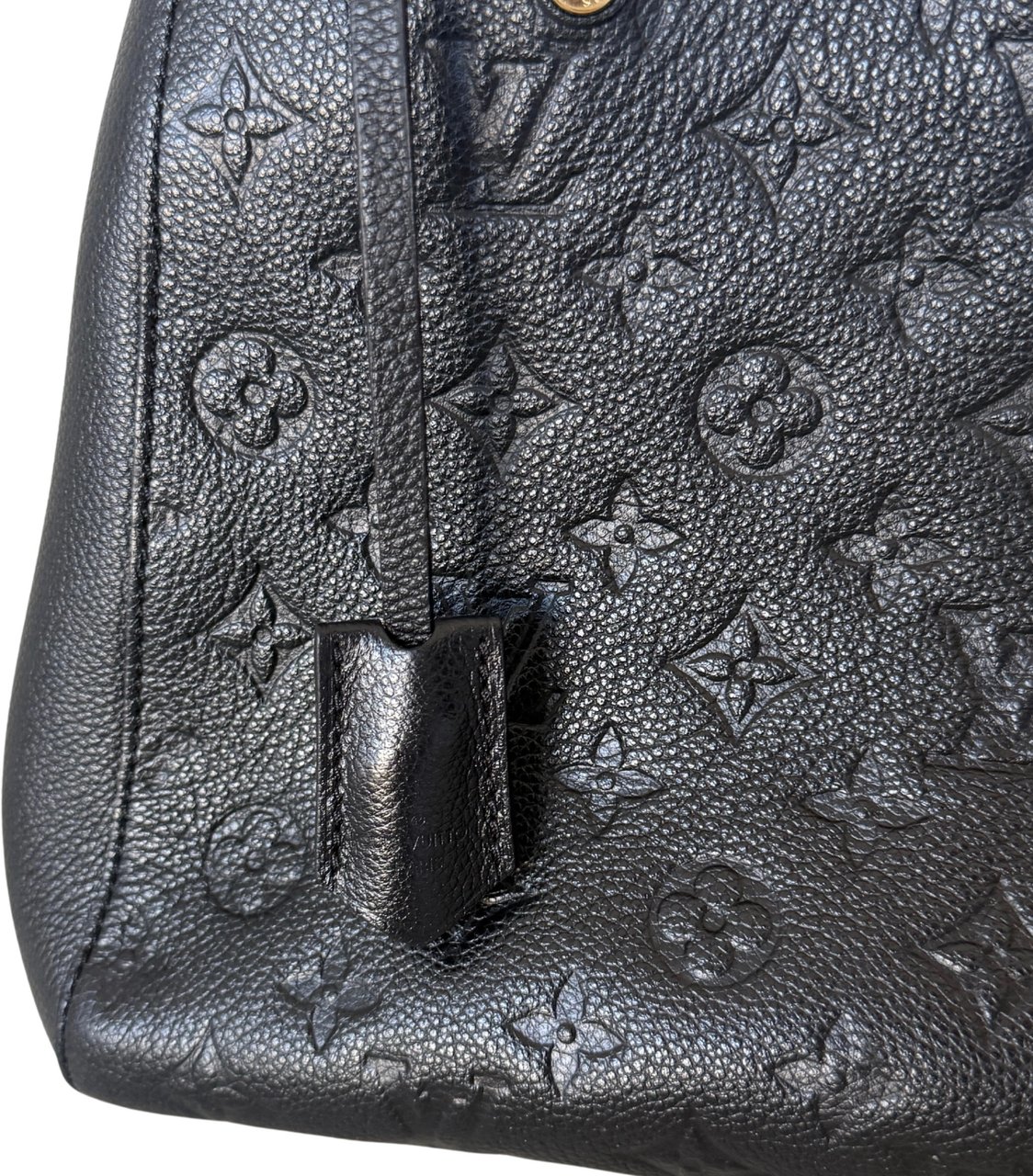 Louis Vuitton Louis Vuitton Montaigne BB Monogram Empreinte Schwarz / sehr gut Zwart