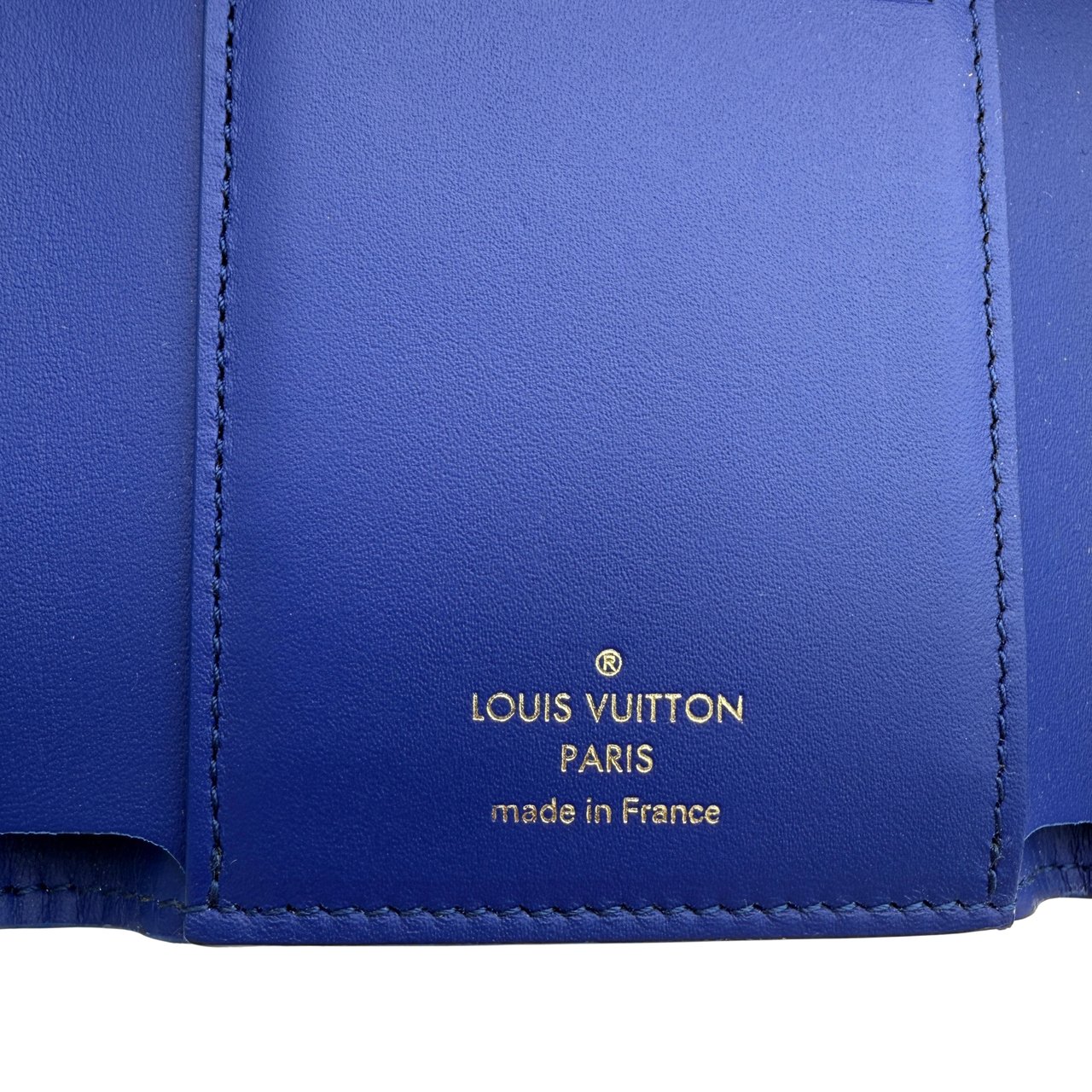 Louis Vuitton Louis Vuitton Capucines Compact Geldbörse Marineblau Fullset / neuwertig Blauw