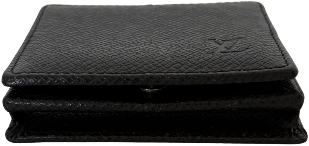 Louis Vuitton Louis Vuitton Coin Geldbörse Schwarz / sehr gut Zwart
