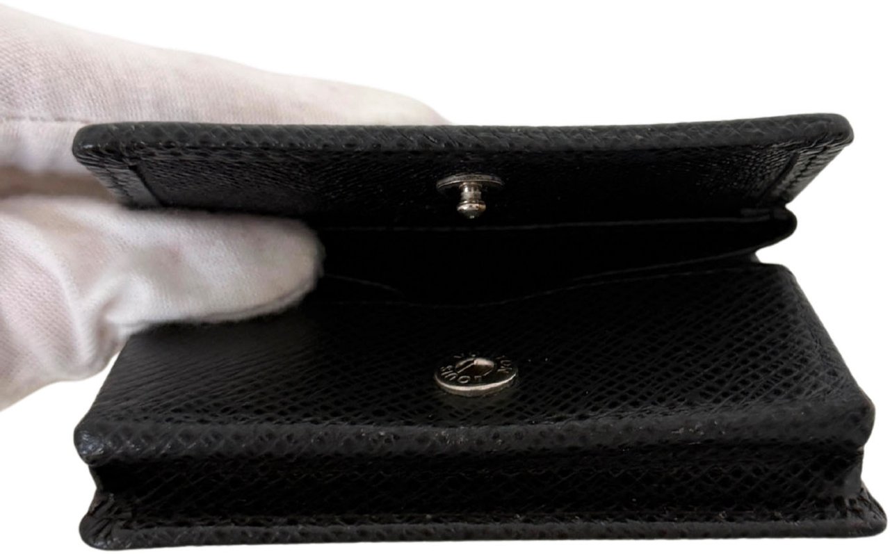 Louis Vuitton Louis Vuitton Coin Geldbörse Schwarz / sehr gut Zwart