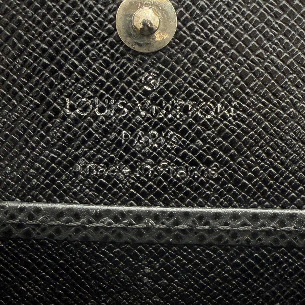 Louis Vuitton Louis Vuitton Coin Geldbörse Schwarz / sehr gut Zwart