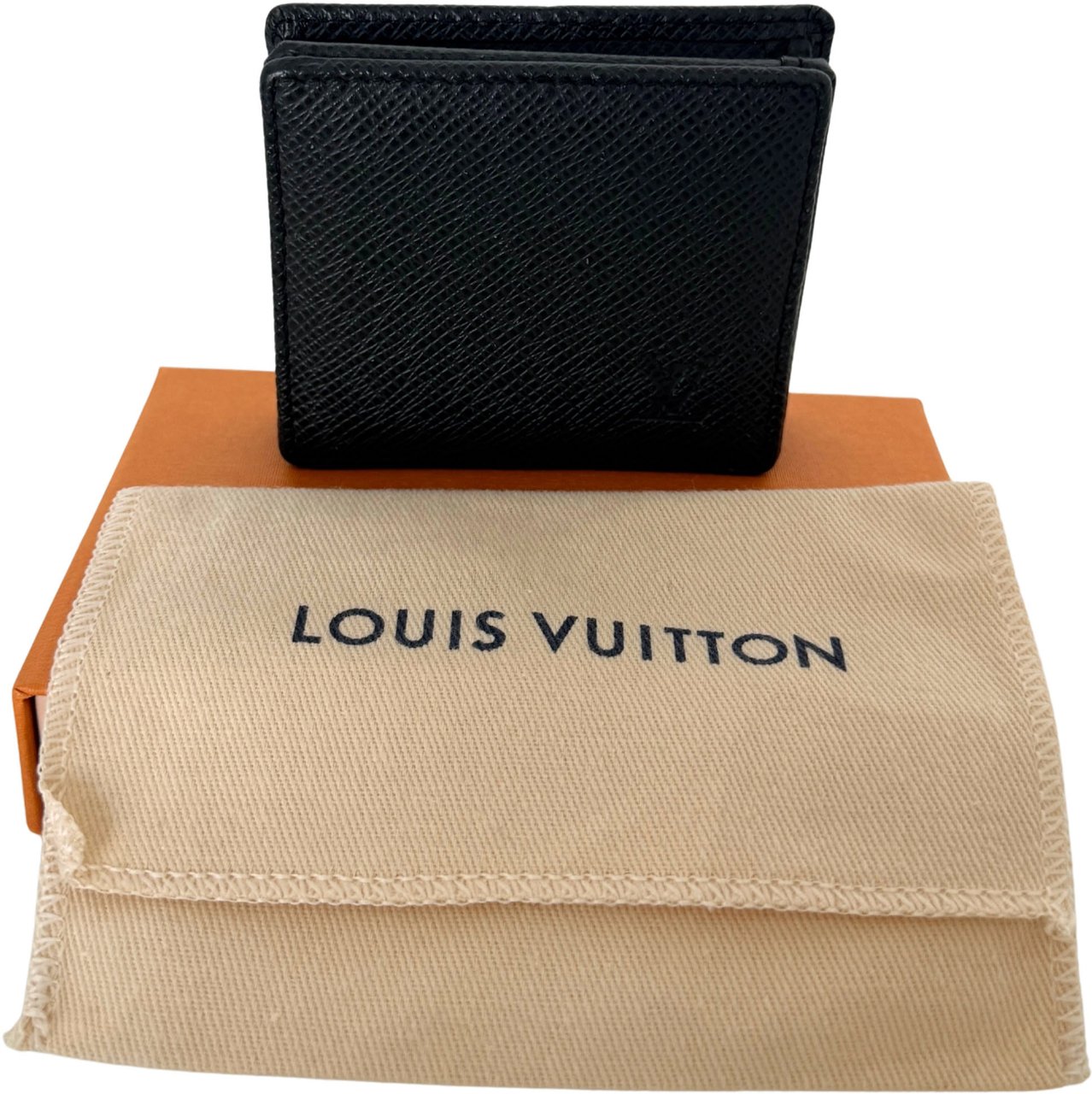 Louis Vuitton Louis Vuitton Coin Geldbörse Schwarz / sehr gut Zwart