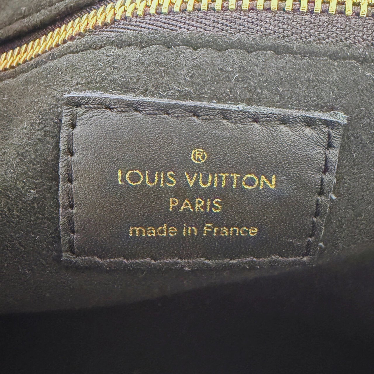 Louis Vuitton Louis Vuitton Petite Malle Souple Leder M45393 schwarz Fullset / neuwertig Zwart