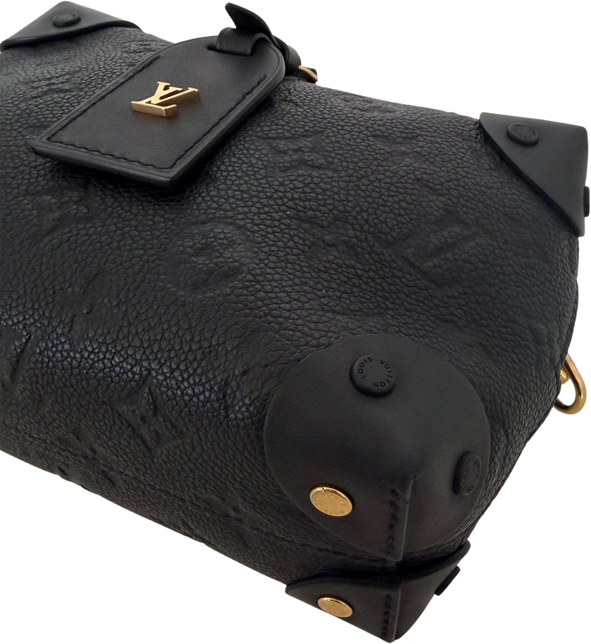 Louis Vuitton Louis Vuitton Petite Malle Souple Leder M45393 schwarz Fullset / neuwertig Zwart