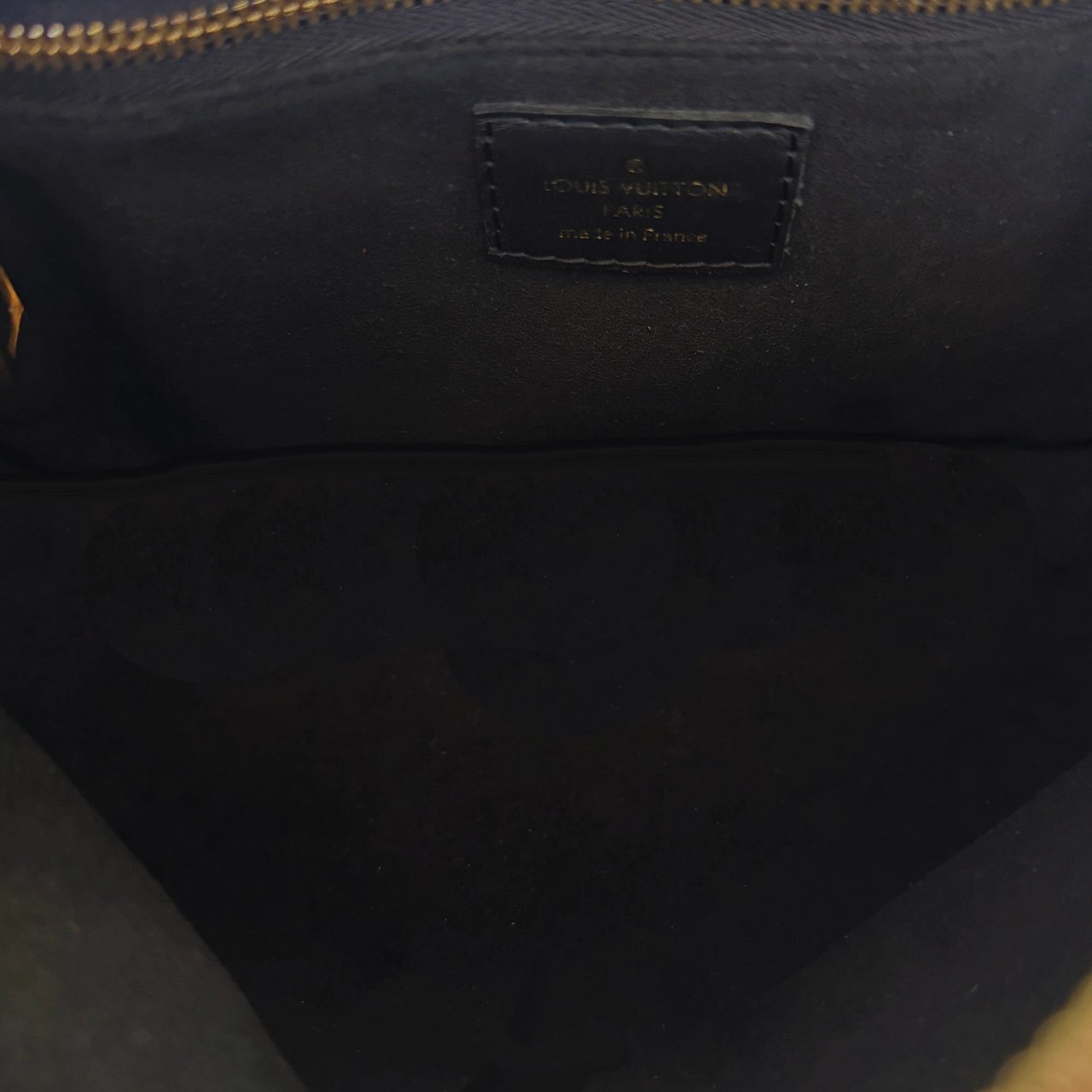 Louis Vuitton Louis Vuitton Petite Malle Souple Leder M45393 schwarz Fullset / neuwertig Zwart