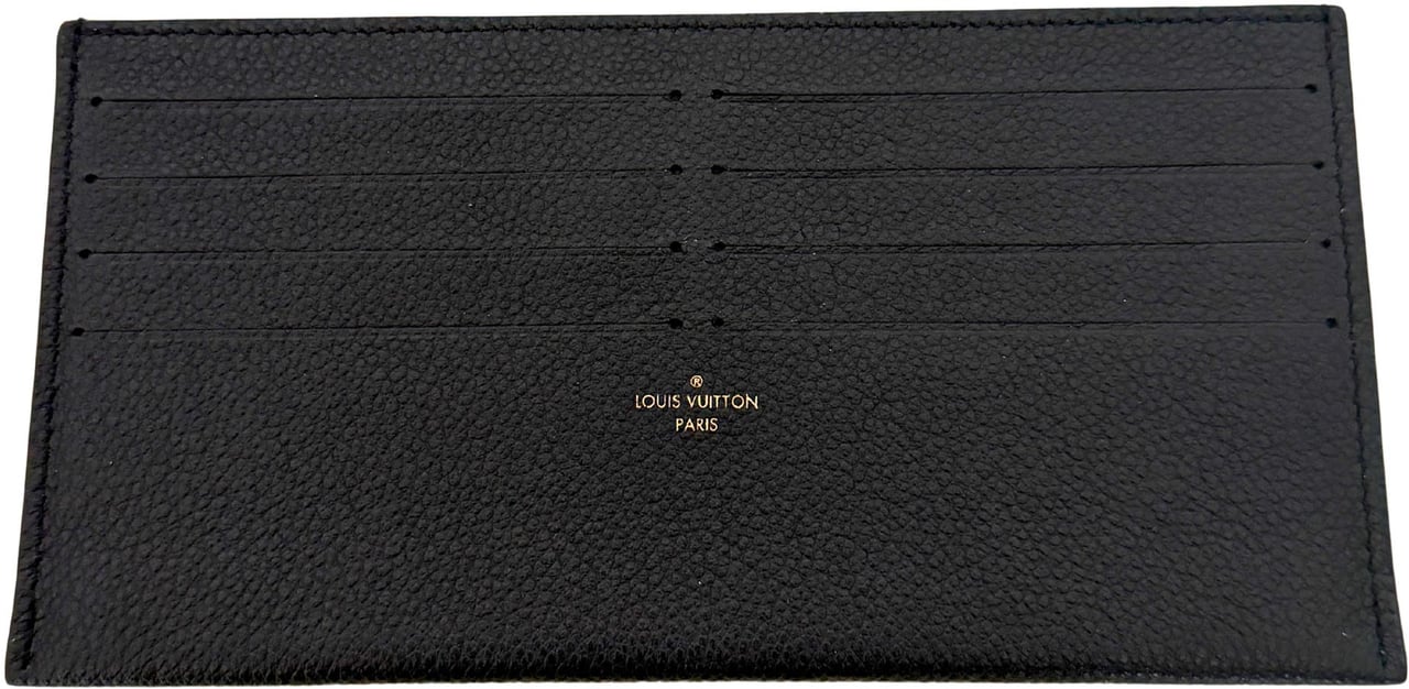 Louis Vuitton Louis Vuitton Félicie Pochette Empreinte Leder schwarz Fullset / sehr gut Zwart