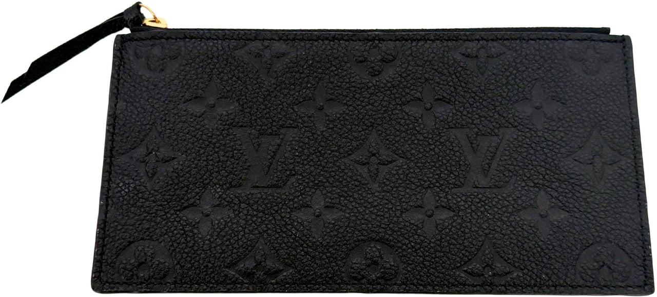 Louis Vuitton Louis Vuitton Félicie Pochette Empreinte Leder schwarz Fullset / sehr gut Zwart