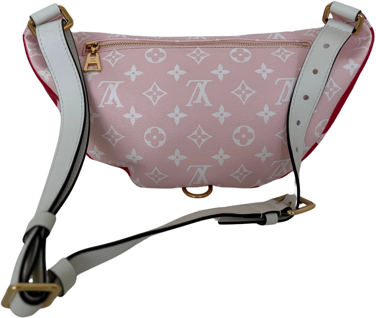 Louis Vuitton Louis Vuitton Bumbag M44575 Monogram Giant Rot / neuwertig Rood