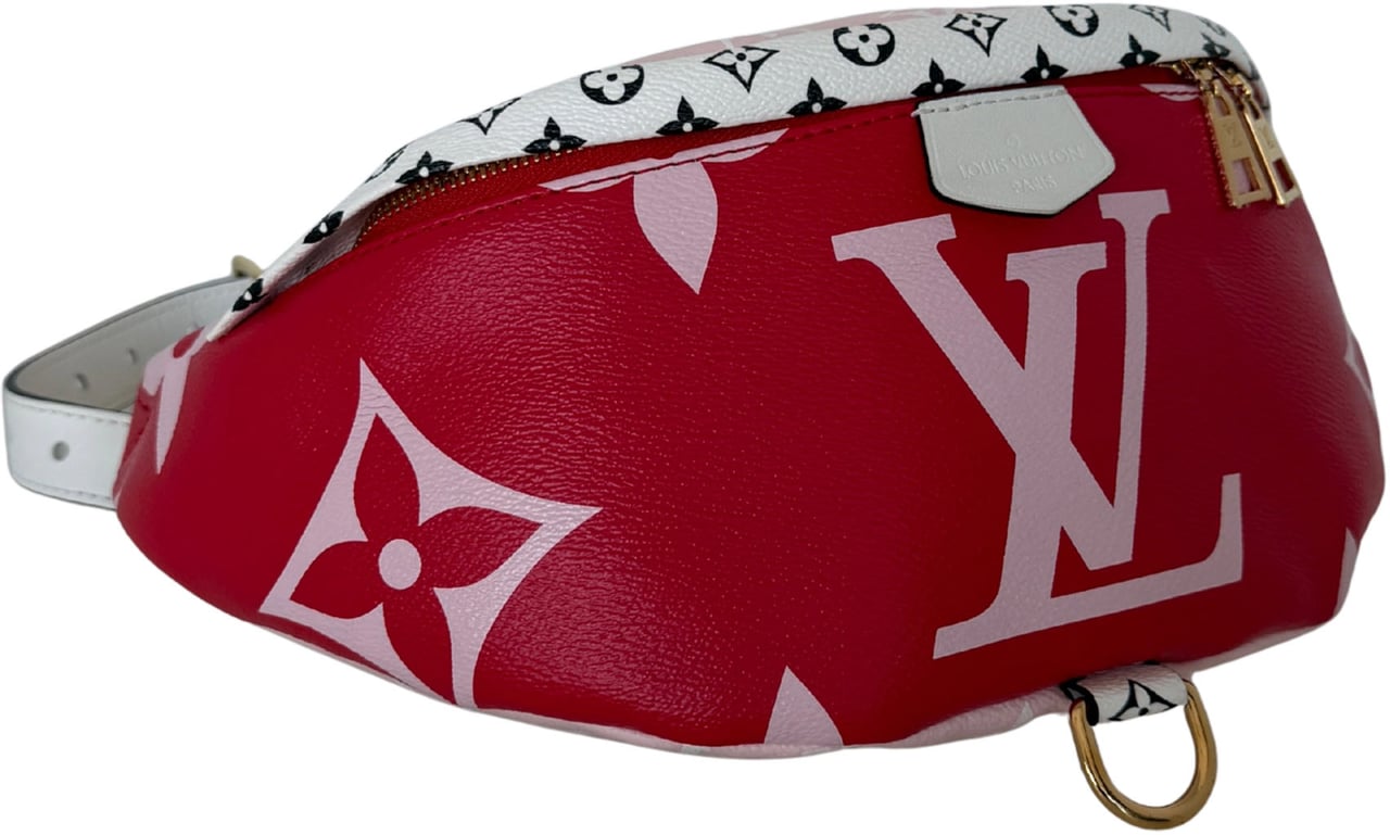 Louis Vuitton Louis Vuitton Bumbag M44575 Monogram Giant Rot / neuwertig Rood