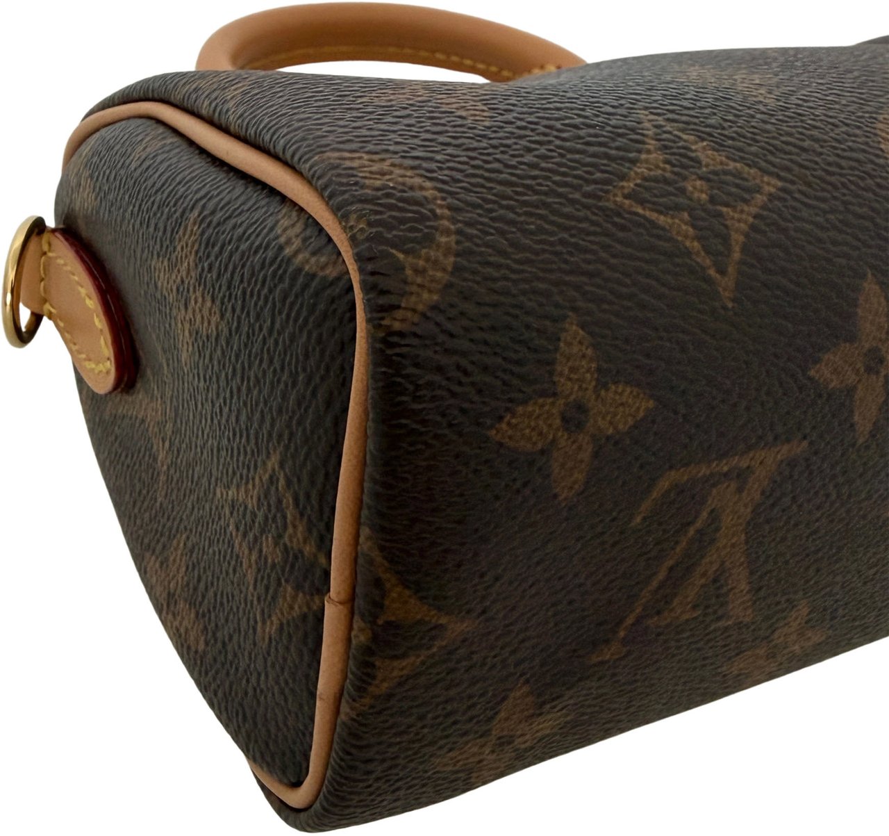 Louis Vuitton Louis Vuitton Nano Speedy Monogram Canvas brown 2023 M81085 Bruin