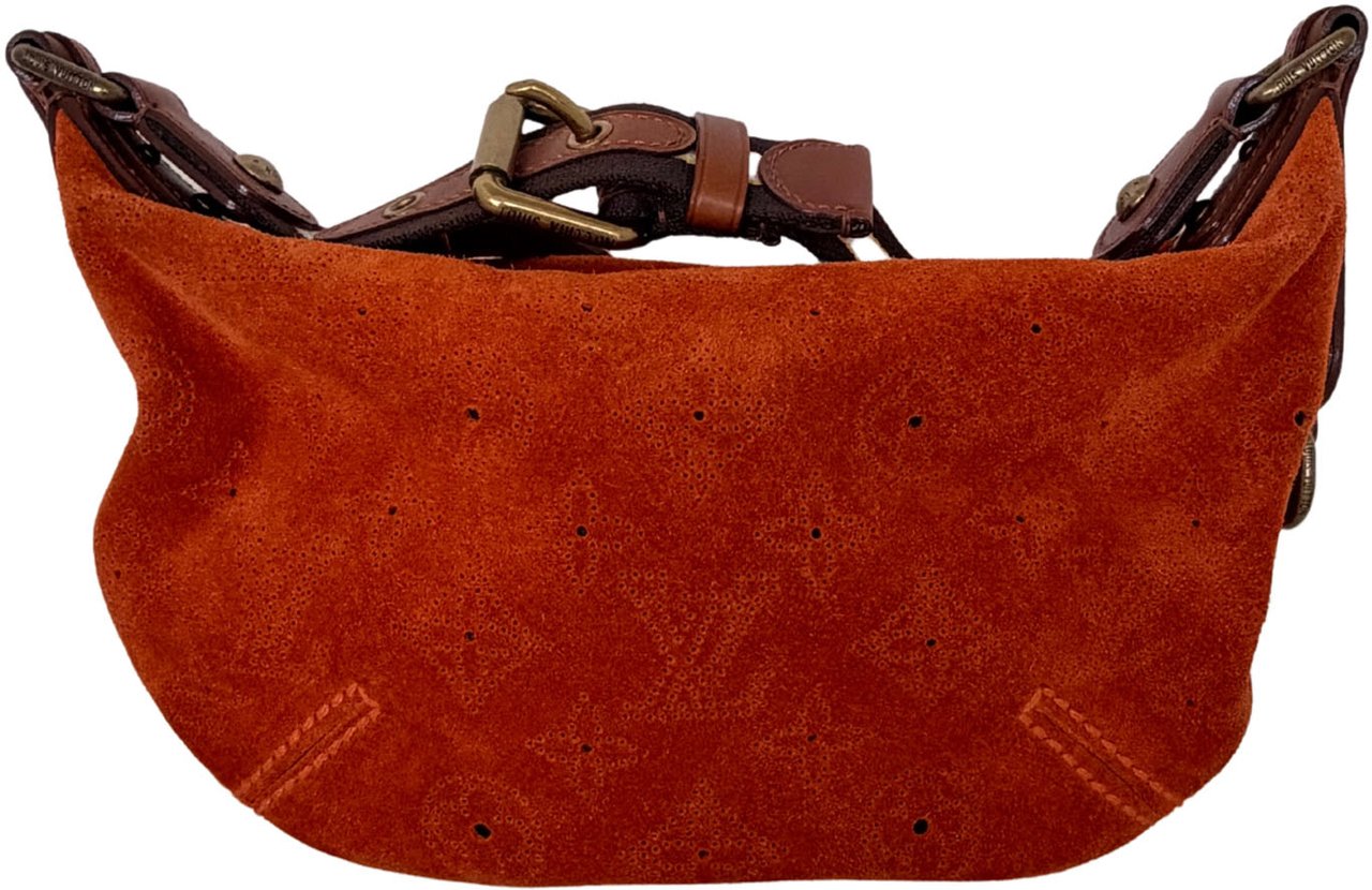 Louis Vuitton Louis Vuitton Limited Edition Orange Monogram Suede Onatah PM Bag / neuwertig Oranje