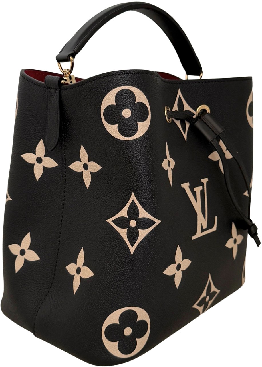 Louis Vuitton Louis Vuitton NéoNoé MM Monogram Empreinte Bicolor M45497 Fullset / neuwertig Zwart