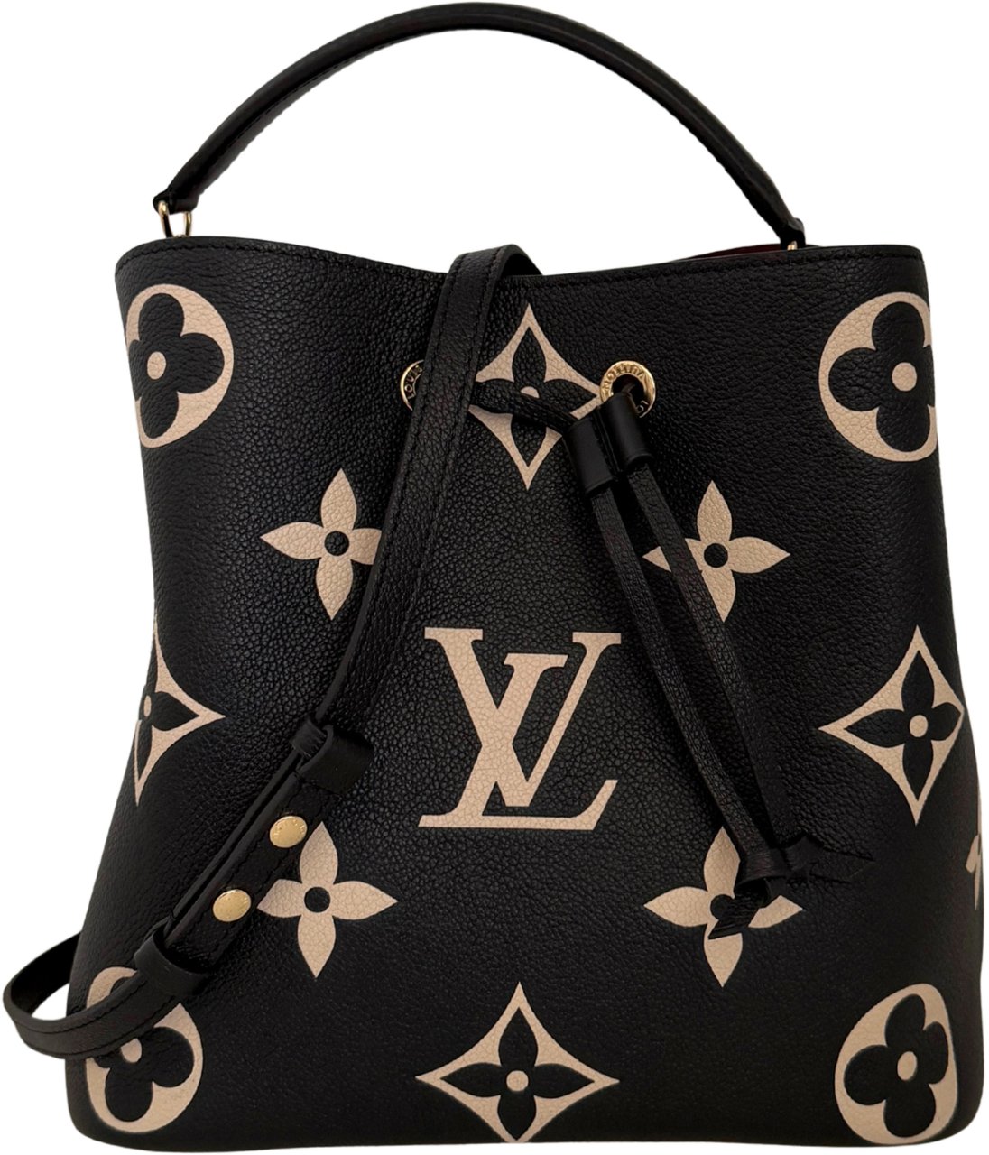 Louis Vuitton Louis Vuitton NéoNoé MM Monogram Empreinte Bicolor M45497 Fullset / neuwertig Zwart