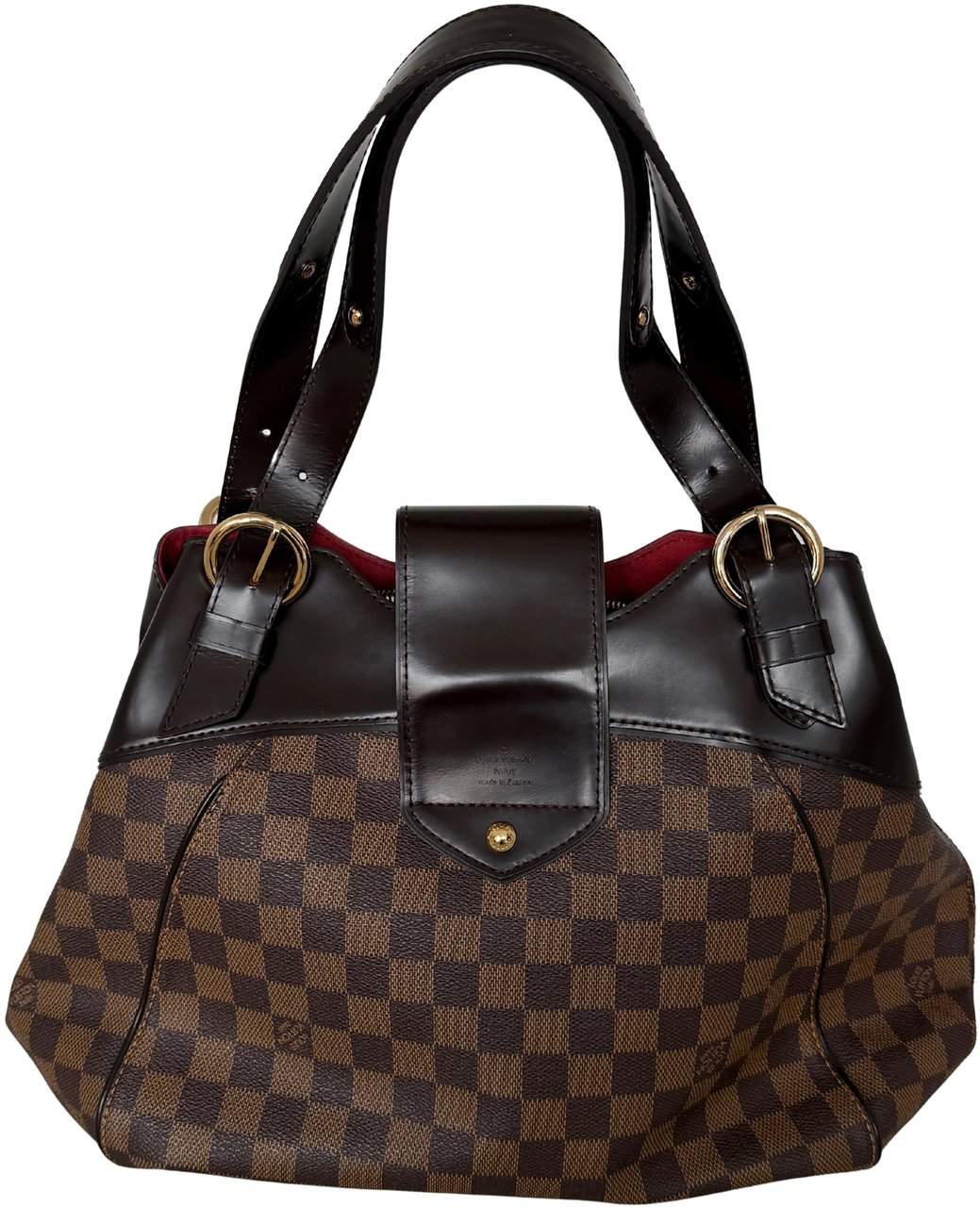 Louis Vuitton Sistina GM Damier Ebene / very good Bruin