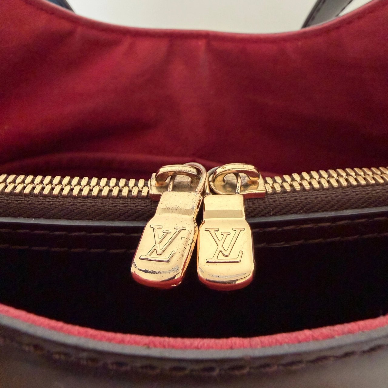 Louis Vuitton Sistina GM Damier Ebene / very good Bruin