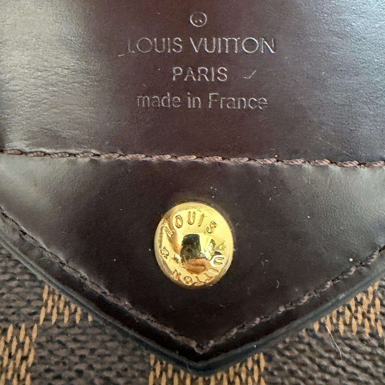 Louis Vuitton Sistina GM Damier Ebene / very good Bruin