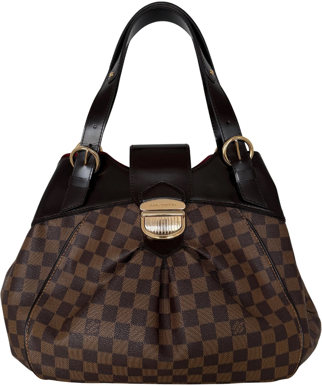 Louis Vuitton Sistina GM Damier Ebene / very good Bruin