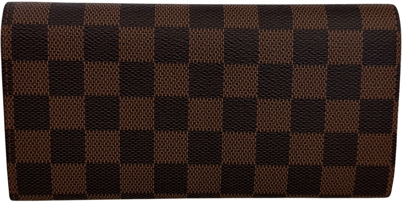 Louis Vuitton Emilie Wallet Monogram Canvas Bruin