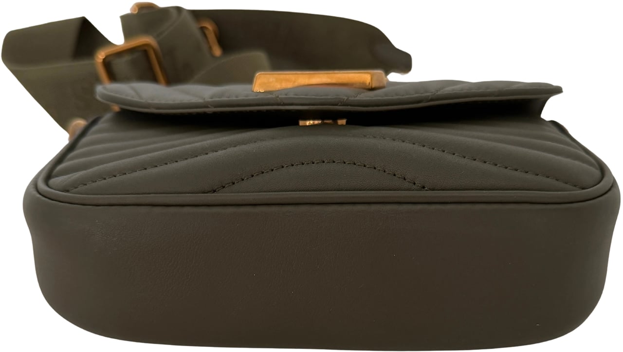 Louis Vuitton New Wave Multi Pochette Leather khaki Groen