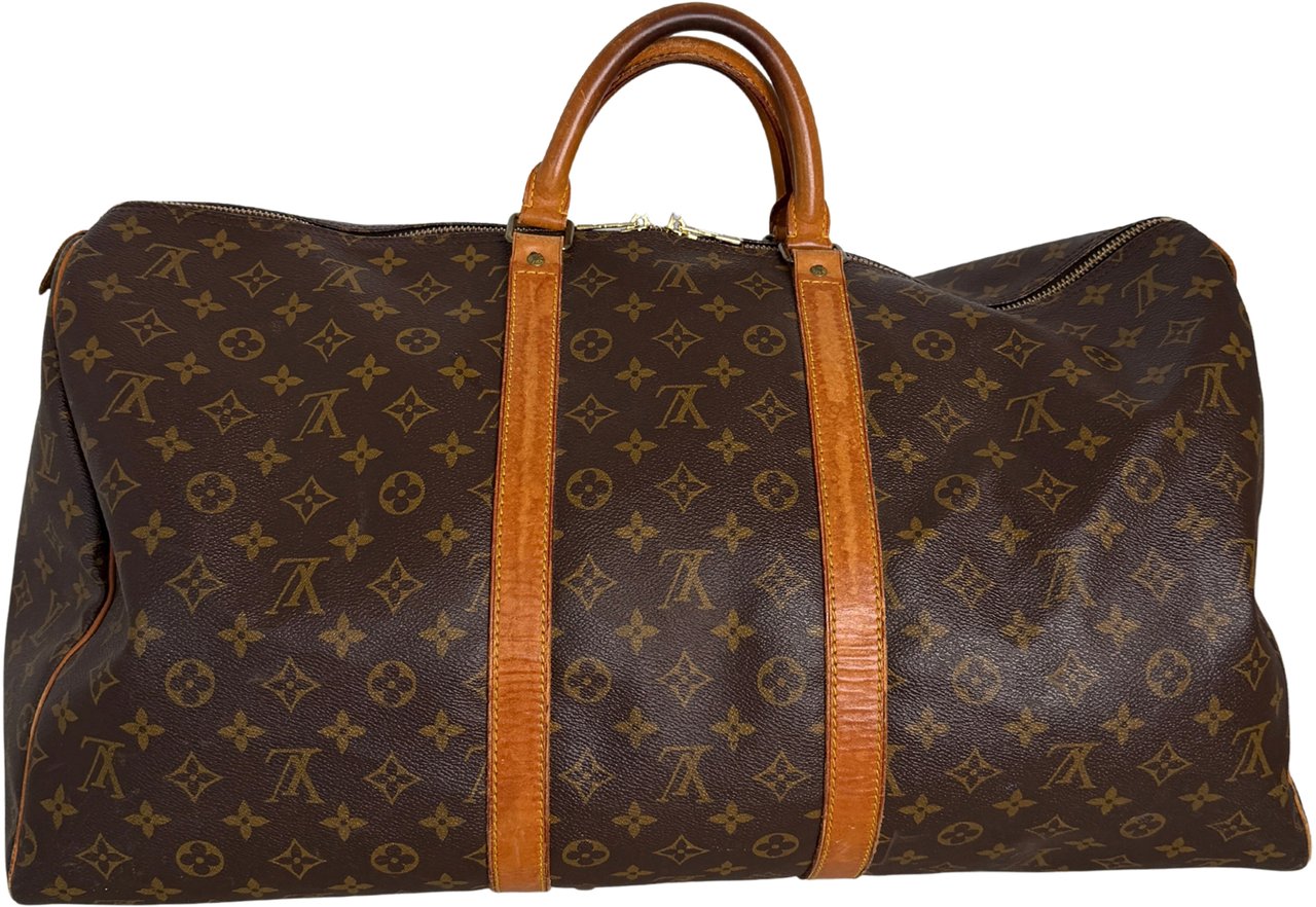 Louis Vuitton Louis Vuitton Keepall 55 Monogram Canvas 1991 / akzeptabel Bruin