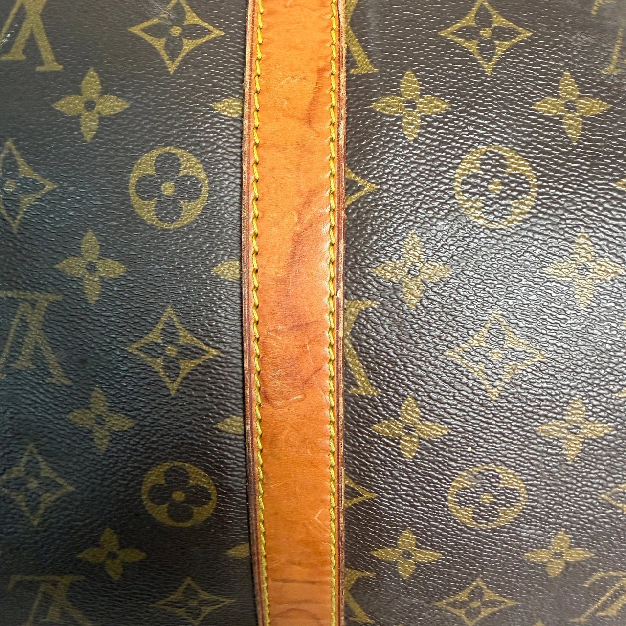 Louis Vuitton Louis Vuitton Keepall 55 Monogram Canvas 1991 / akzeptabel Bruin