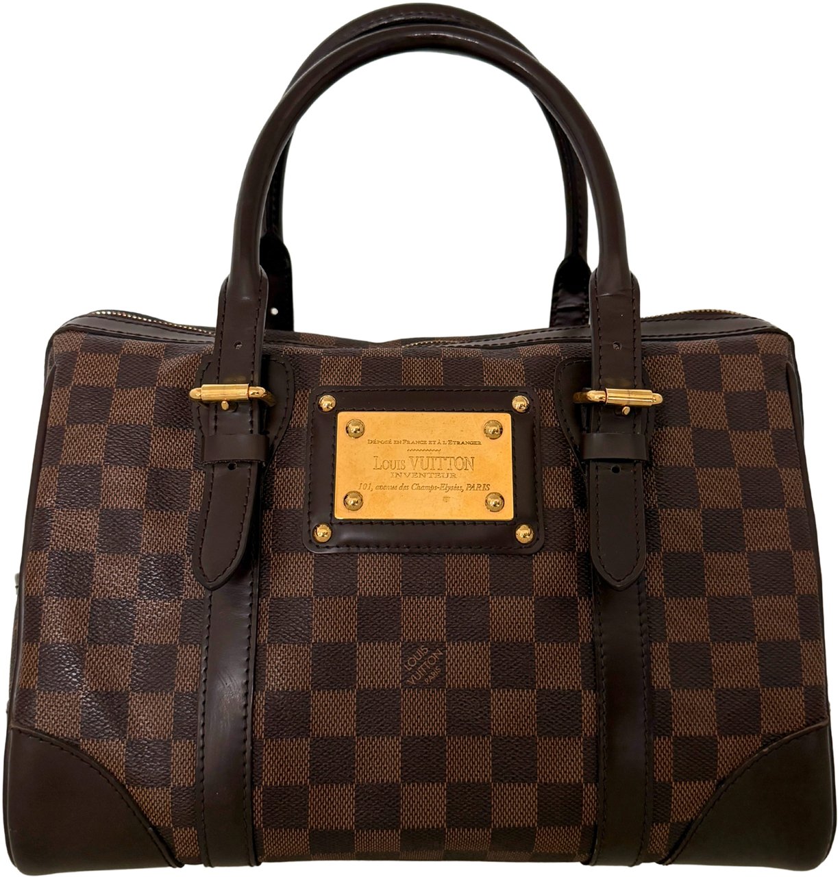 Louis Vuitton Louis Vuitton Berkeley Damier Ebene Handbag / good Divers