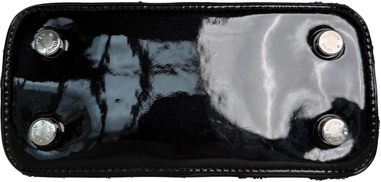 Louis Vuitton Lockit BB Bag Limited Edition 2012 Patent Leather Black / very good Zwart
