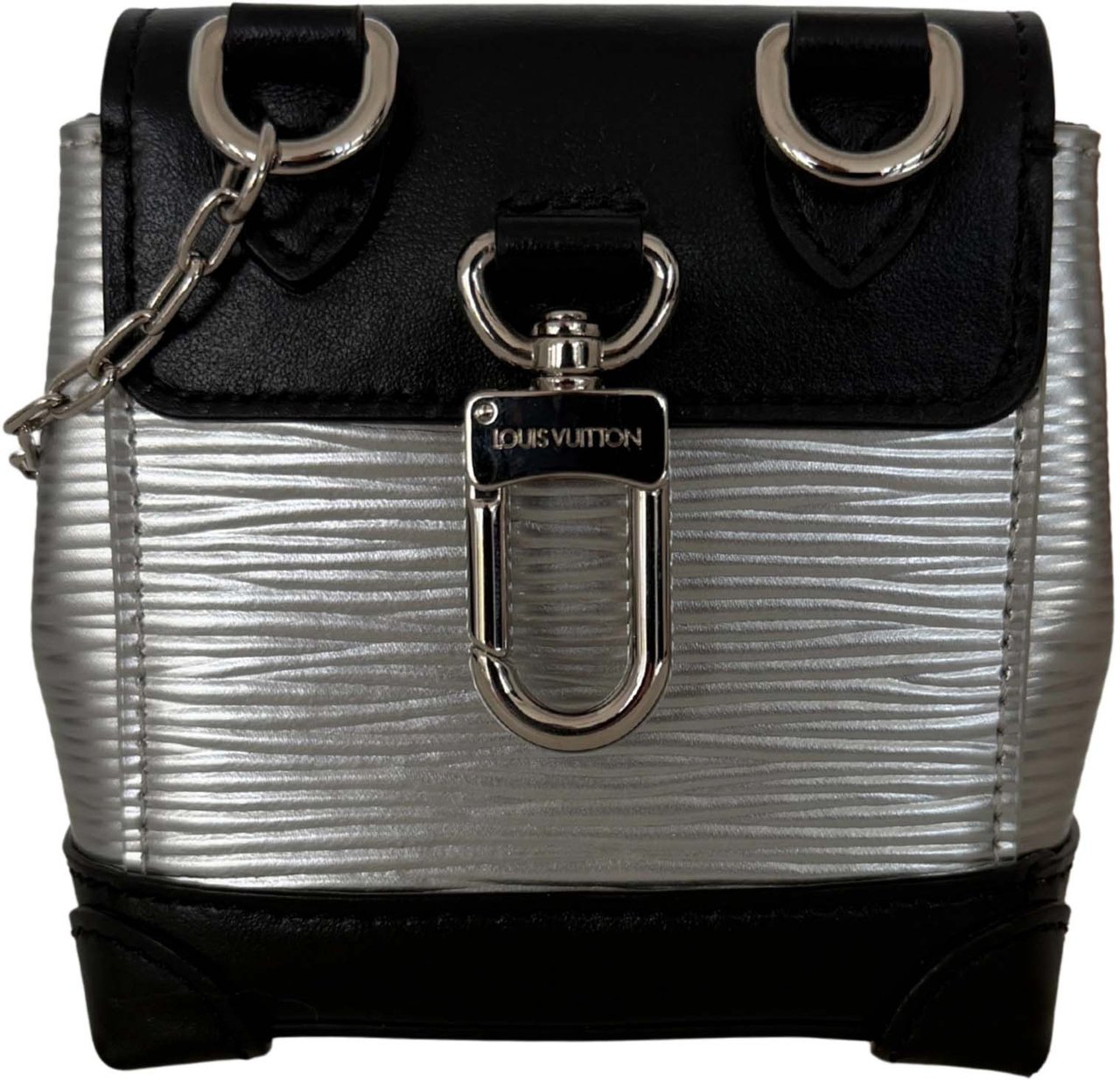 Louis Vuitton Epi Micro Steamer silver black Divers