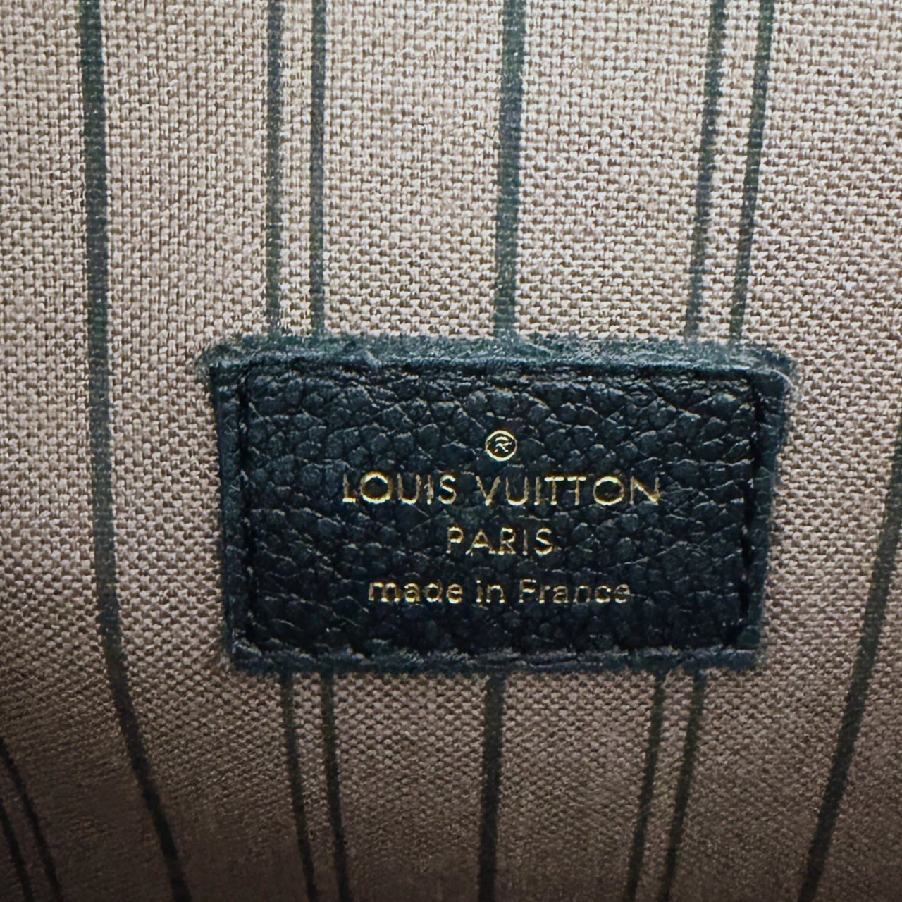 Louis Vuitton Louis Vuitton Pochette Métis Empreinte Leder M41487 Schwarz / sehr gut Zwart