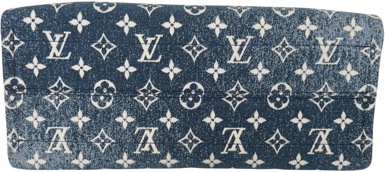 Louis Vuitton Louis Vuitton Onthego MM bleu Denim M59608 Fullset / neuwertig Blauw