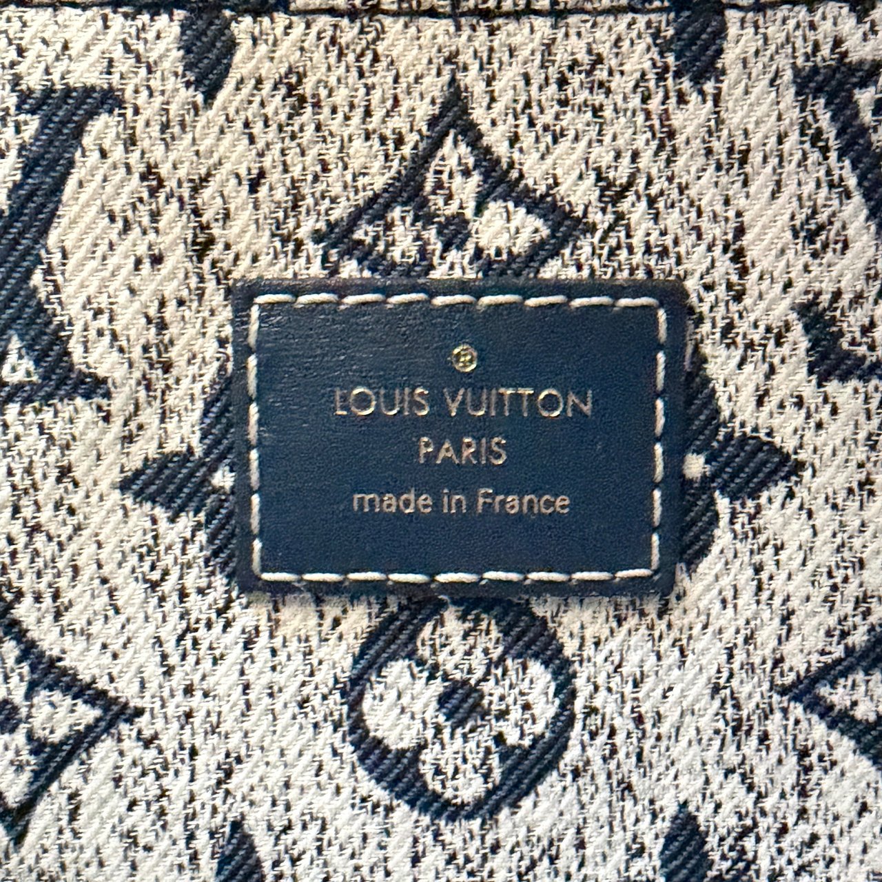 Louis Vuitton Louis Vuitton Onthego MM bleu Denim M59608 Fullset / neuwertig Blauw