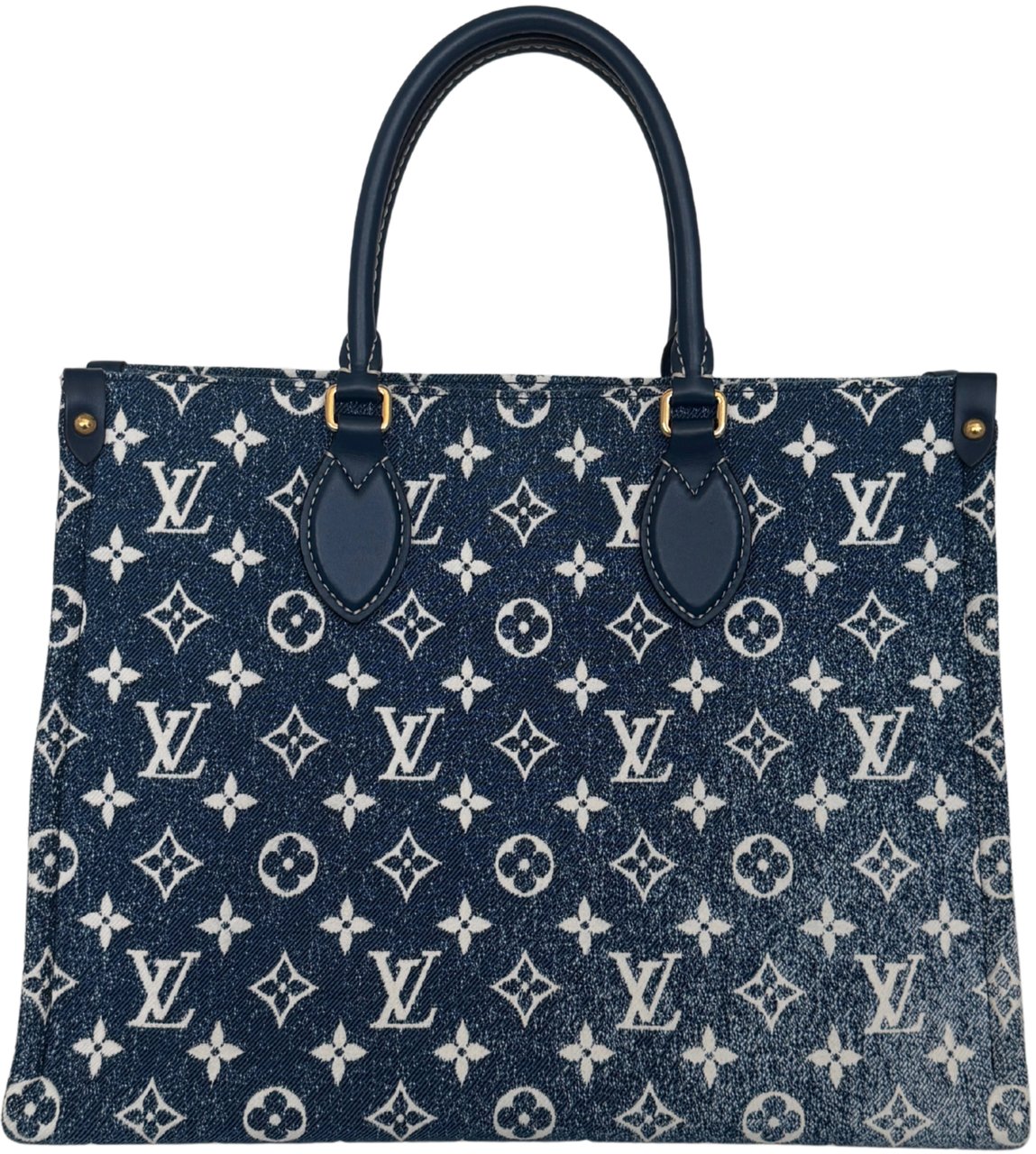 Louis Vuitton Louis Vuitton Onthego MM bleu Denim M59608 Fullset / neuwertig Blauw
