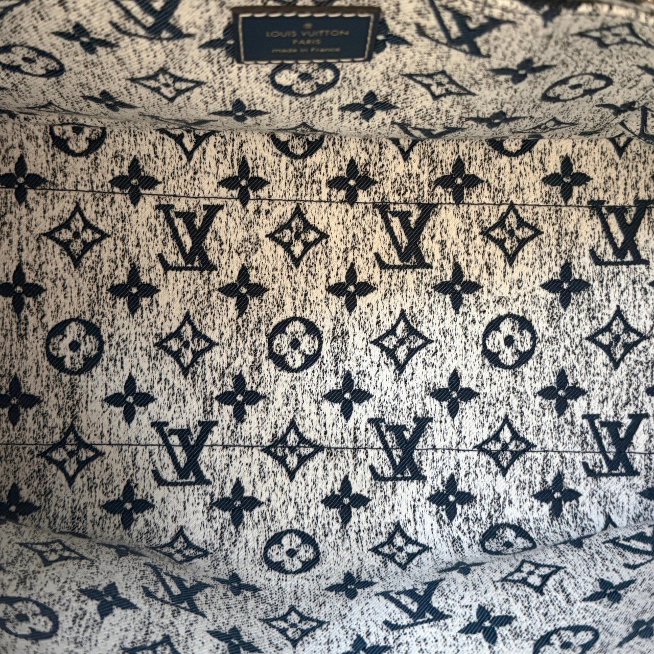 Louis Vuitton Louis Vuitton Onthego MM bleu Denim M59608 Fullset / neuwertig Blauw