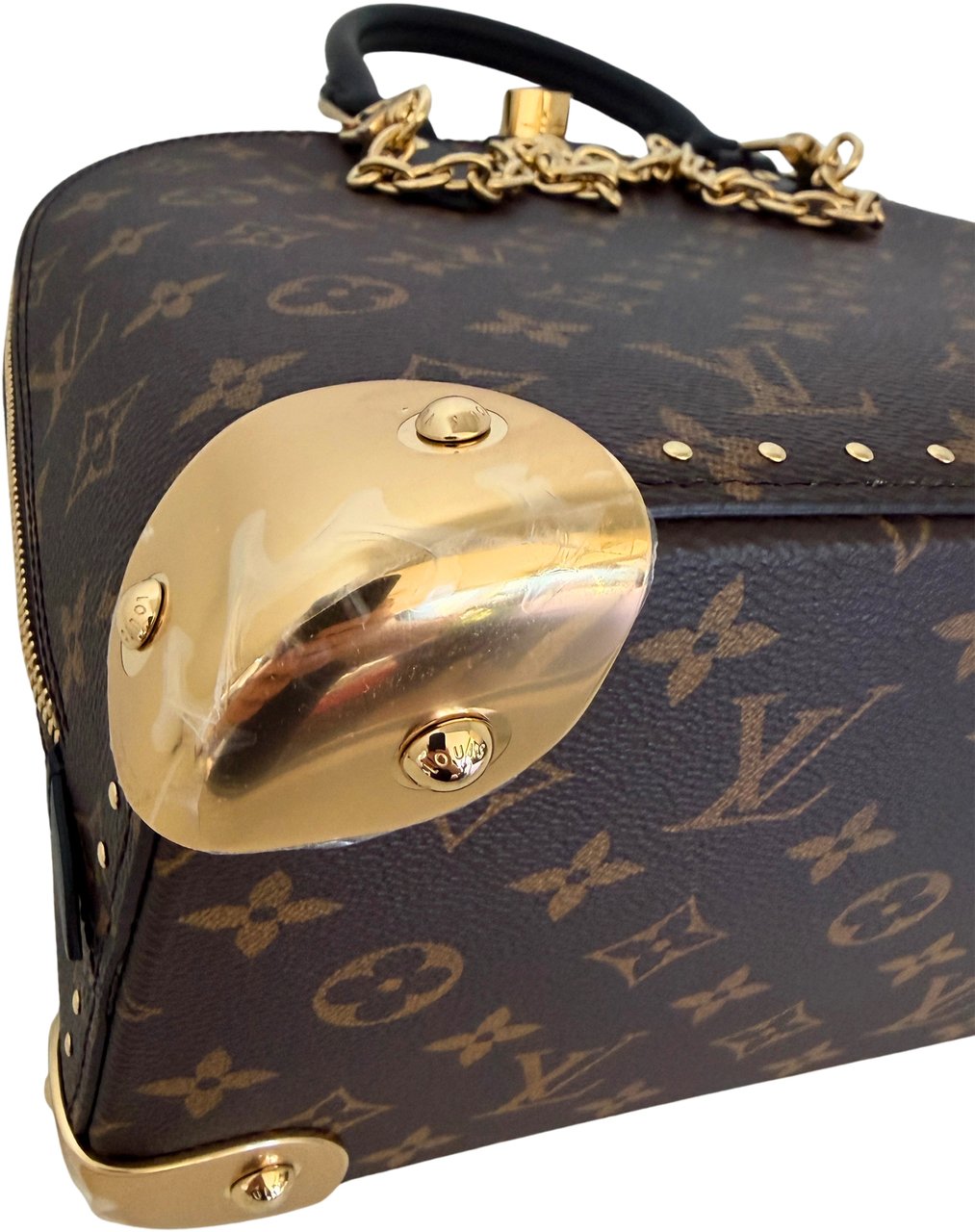 Louis Vuitton Louis Vuitton Alma Trunk PM M27216 Full Set Bruin