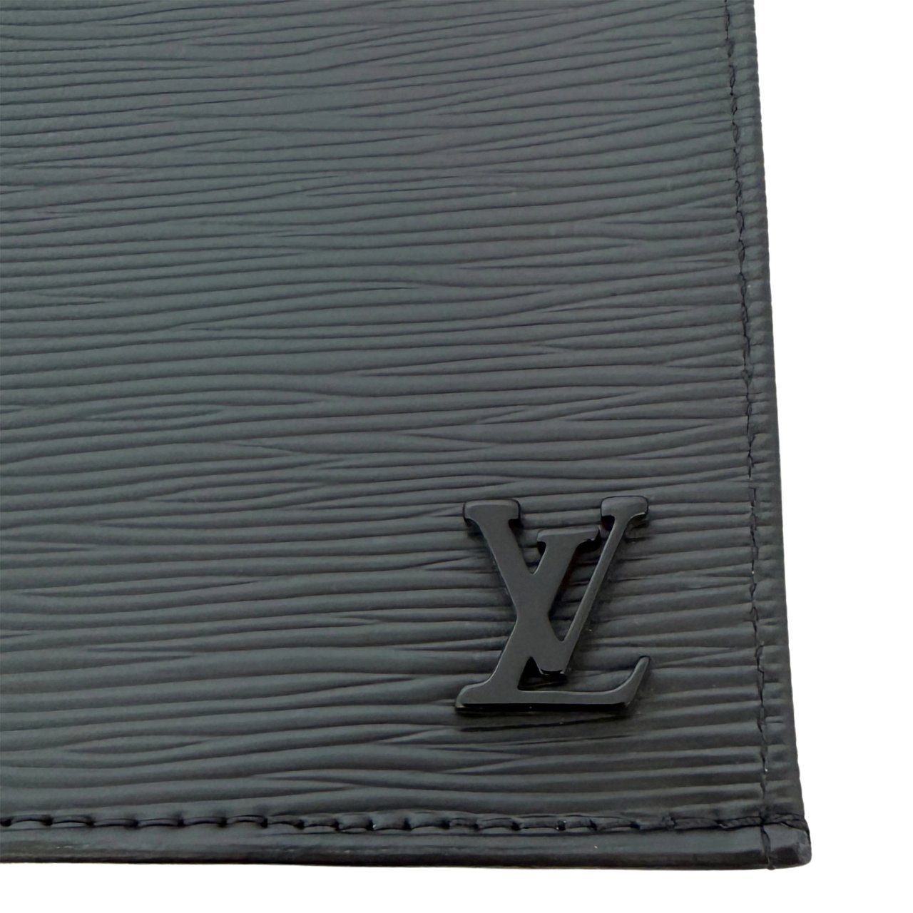 Louis Vuitton Louis Vuitton Petit Sac Plat Epi Leather Black M81238 Full Set Zwart