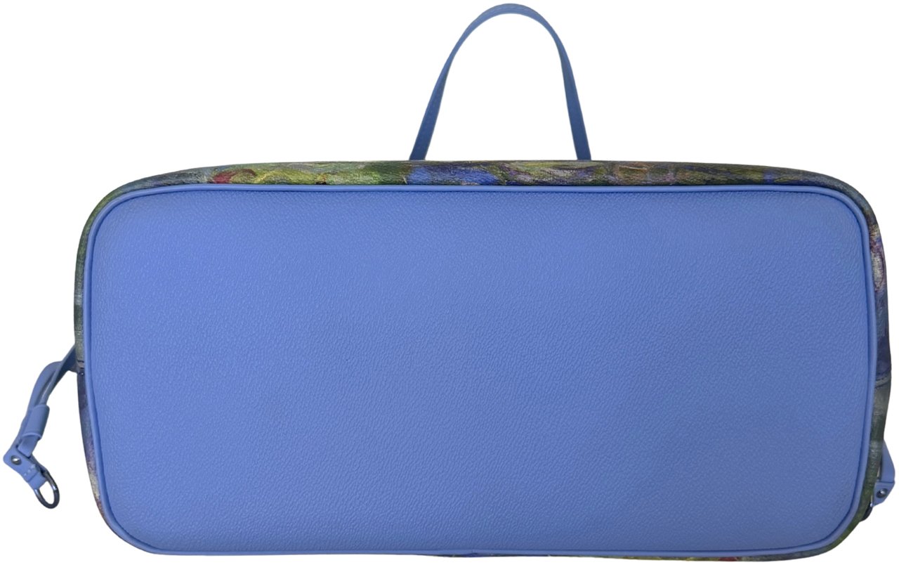 Louis Vuitton Louis Vuitton x Jeff Koons Neverfull MM Masters Monet Full Set / Mint Condition Blauw