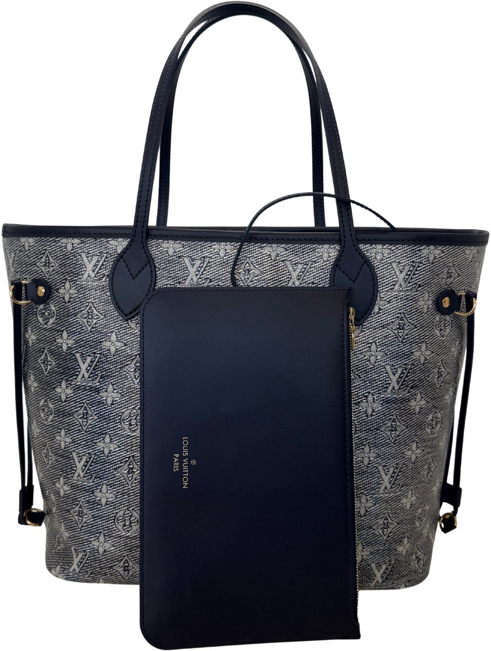 Louis Vuitton Louis Vuitton Neverfull MM Monogram M22921 Full Set Blauw